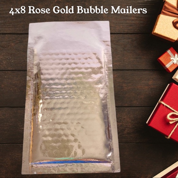 Other - 25 4x8 Rose Gold Bubble Mailers PRICE IS FIRM